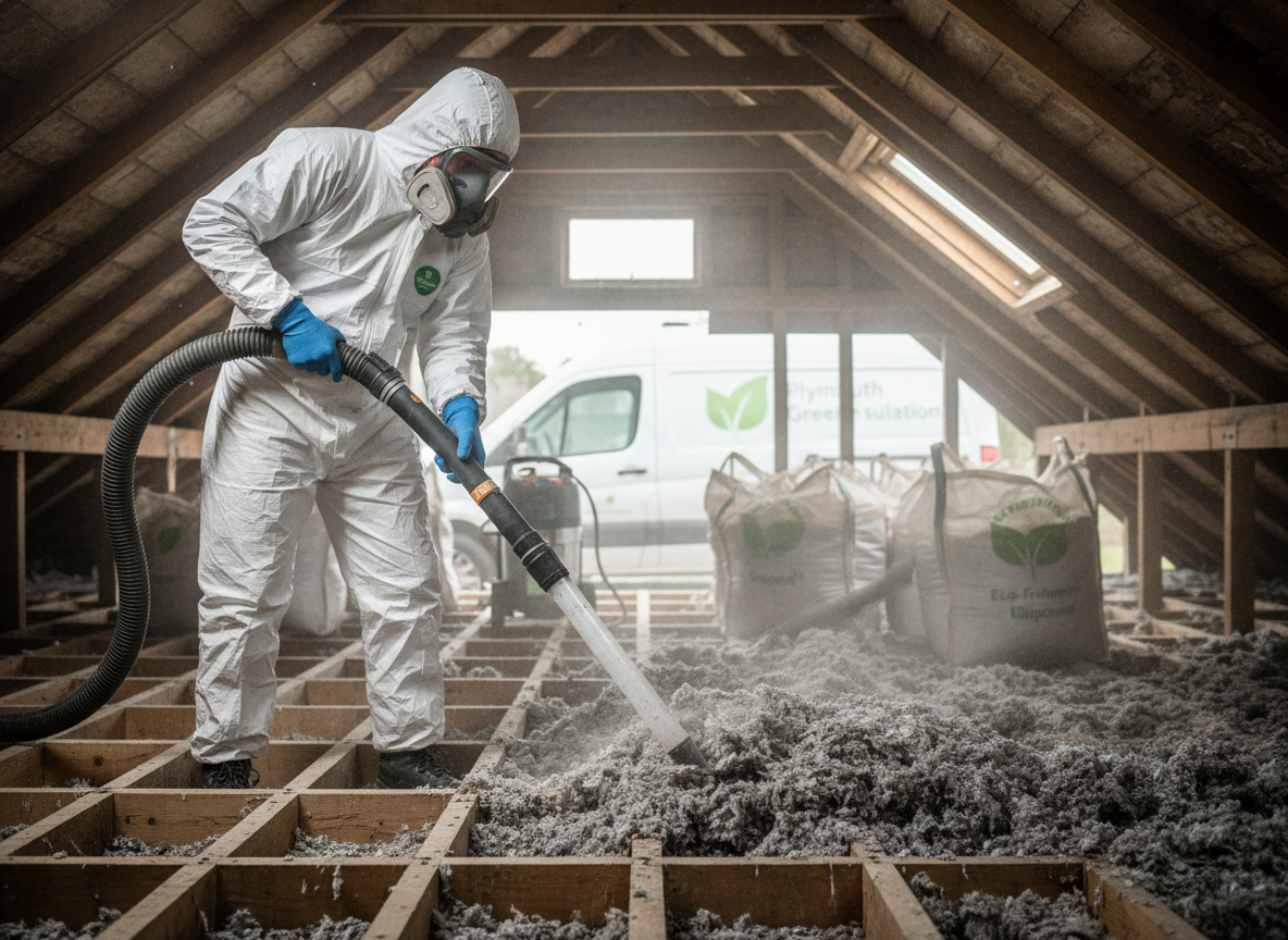 Environmentally Friendly Insulation Removal in Plymouth, Devon