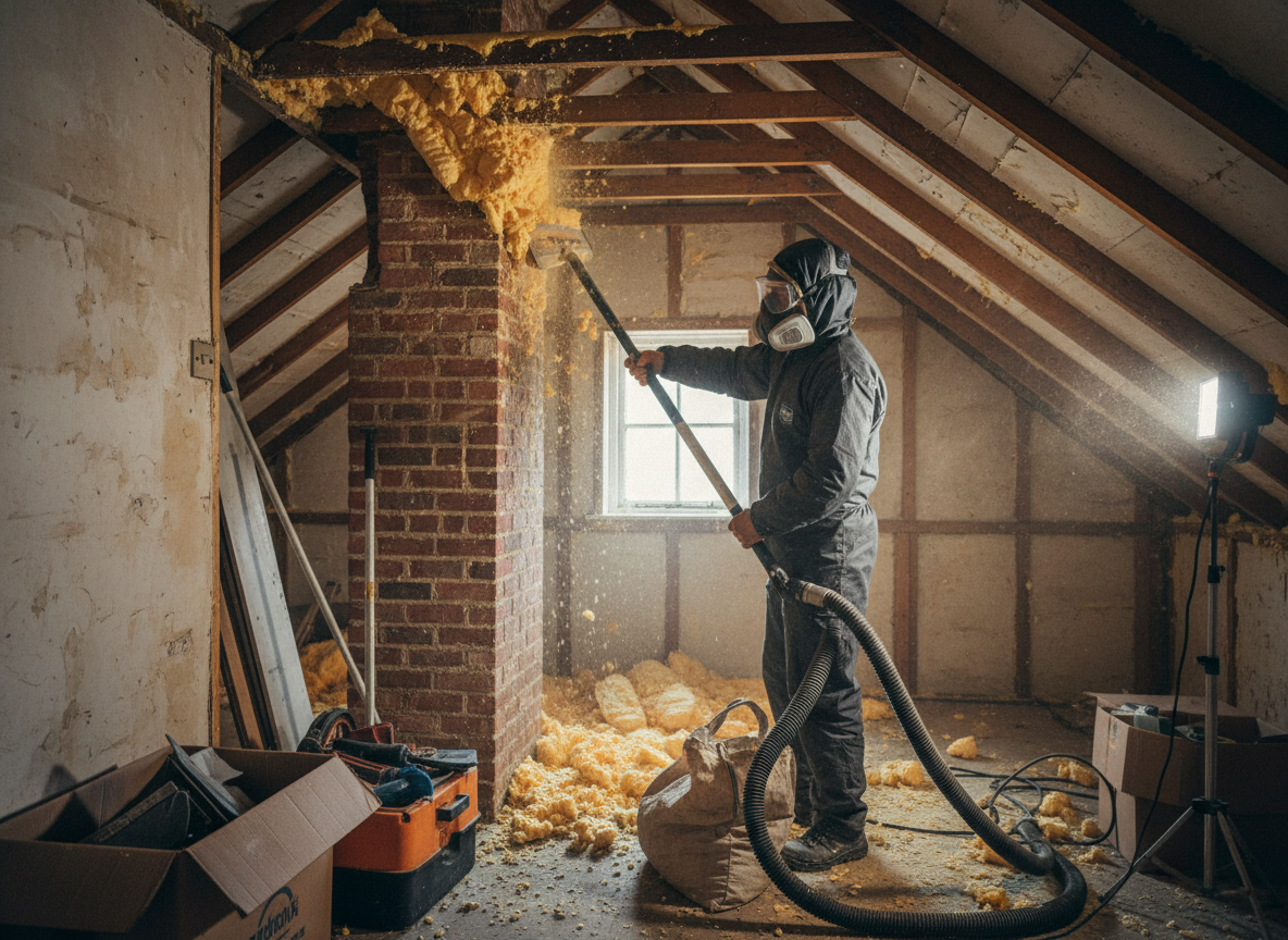 Spray Foam Insulation Removal in Plymouth, Devon